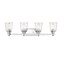 Z-Lite Bohin 4 Light Vanity, Chrome And Clear Seedy 464-4V-CH - alternate 3